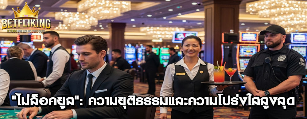 "ไม่ล็อคยูส": ความยุติธรรมและความโปร่งใสสูงสุด
